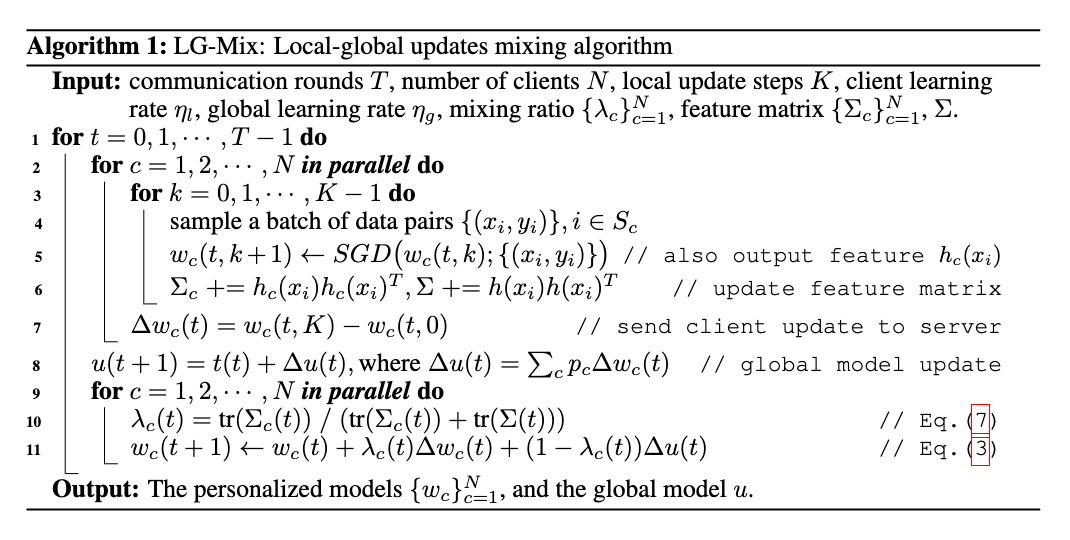 Federated learning convergence model